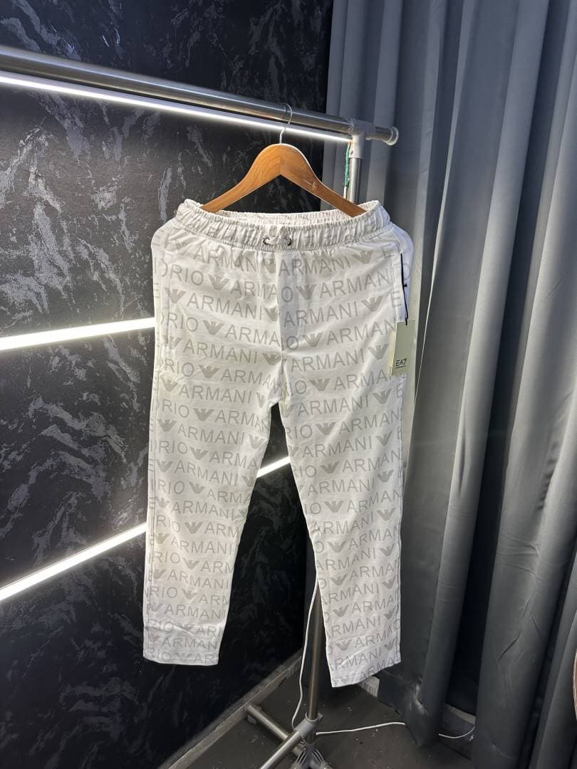 Emporio Arman i Premium Trackpant Regular Fit ( 3 Pockets & Zips ) ( No Return No Exchange On This Product
