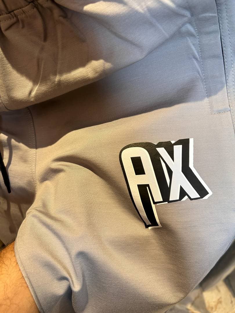 ARMAN_I EXCHANGE GREY AX PREMIUM TRACKPANT alternate view