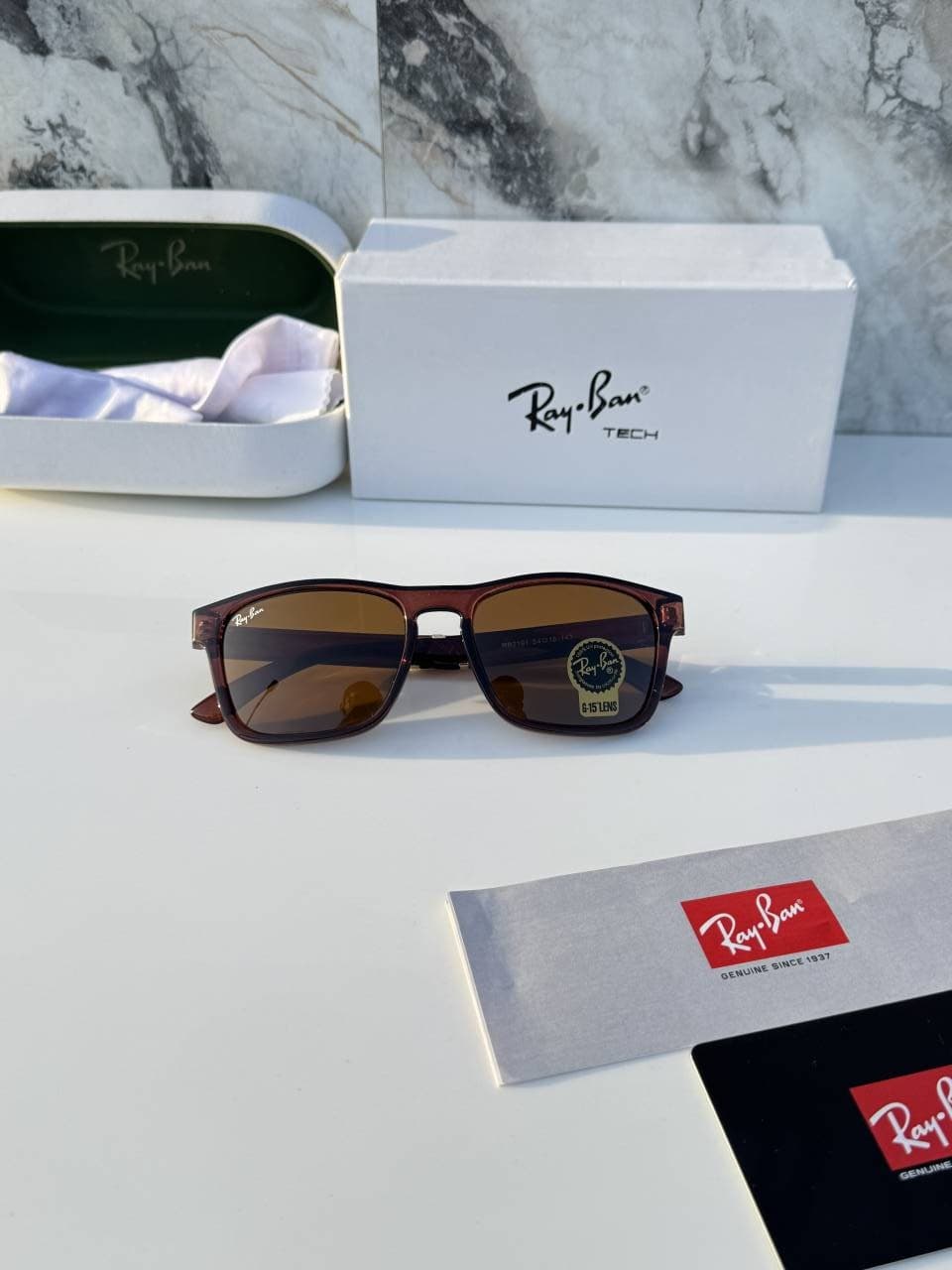 Rayban 2191 brown alternate view