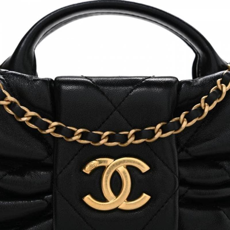 Chane_l lambskin quilted mini bow bag premium quality With box 871 alternate view