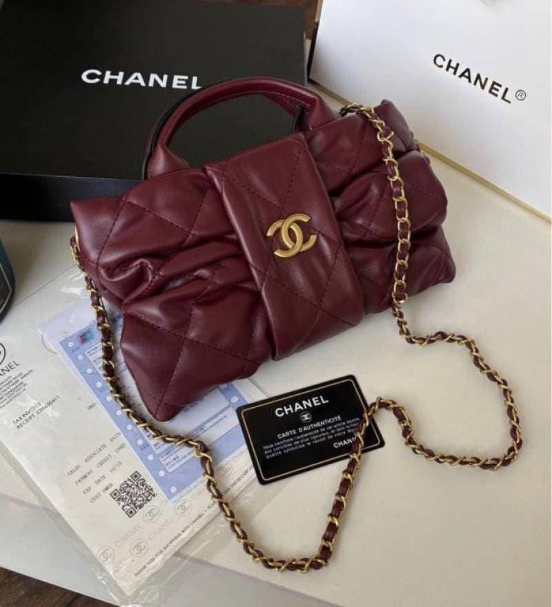 Chane_l lambskin quilted mini bow bag premium quality With box 872 alternate view