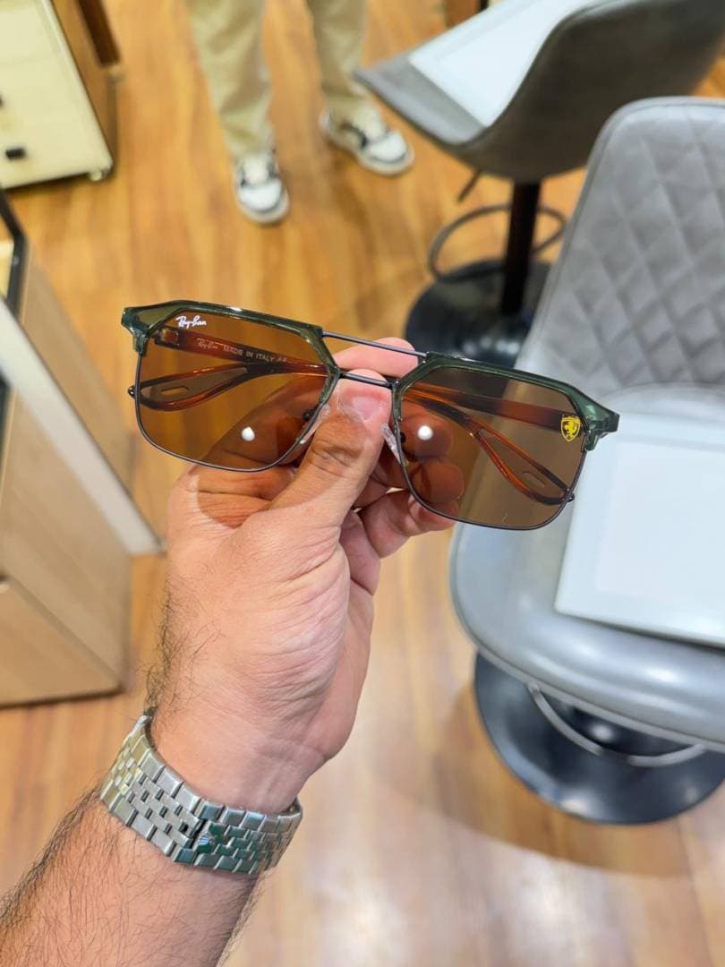 Rayban 04 olive tiger brown alternate view